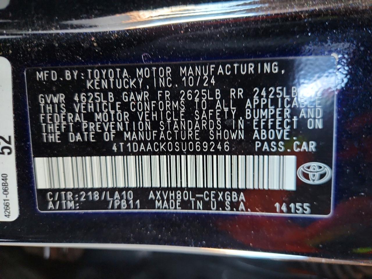 2025 TOYOTA CAMRY XSE photo 23