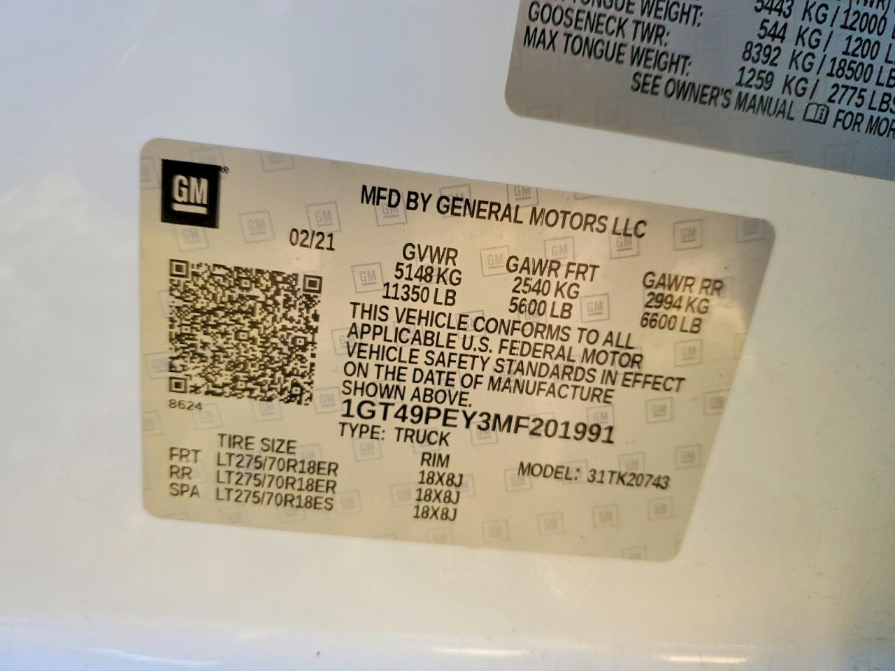 2021 GMC SIERRA K2500 AT4 photo 13