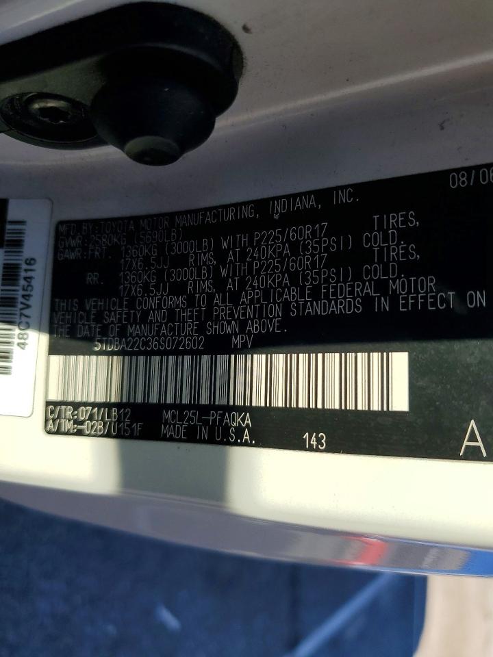 2006 TOYOTA SIENNA XLE LIMITED 7 PASSENGER photo 13