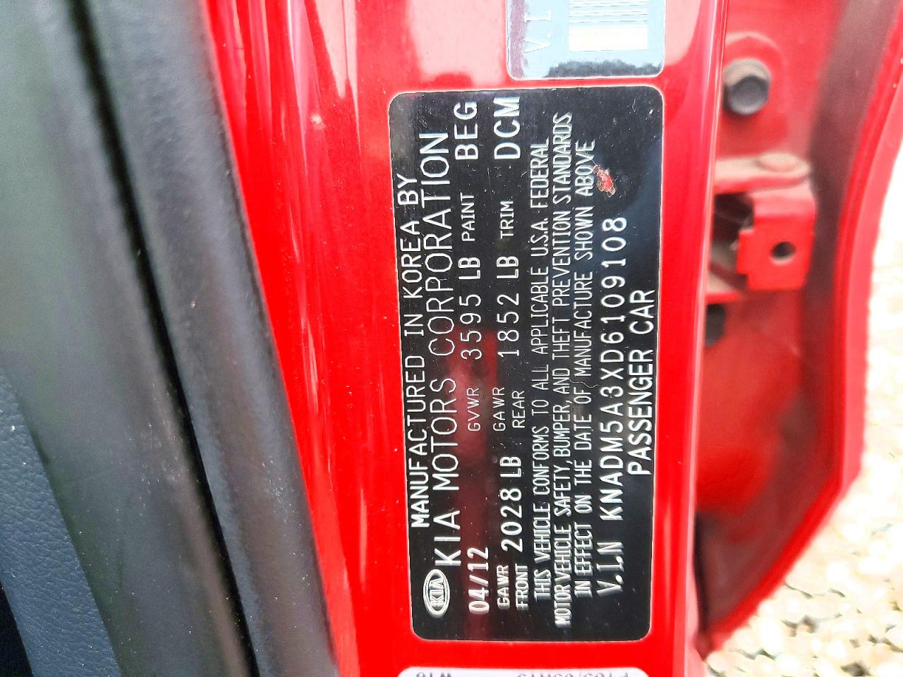 2013 KIA RIO LX photo 12