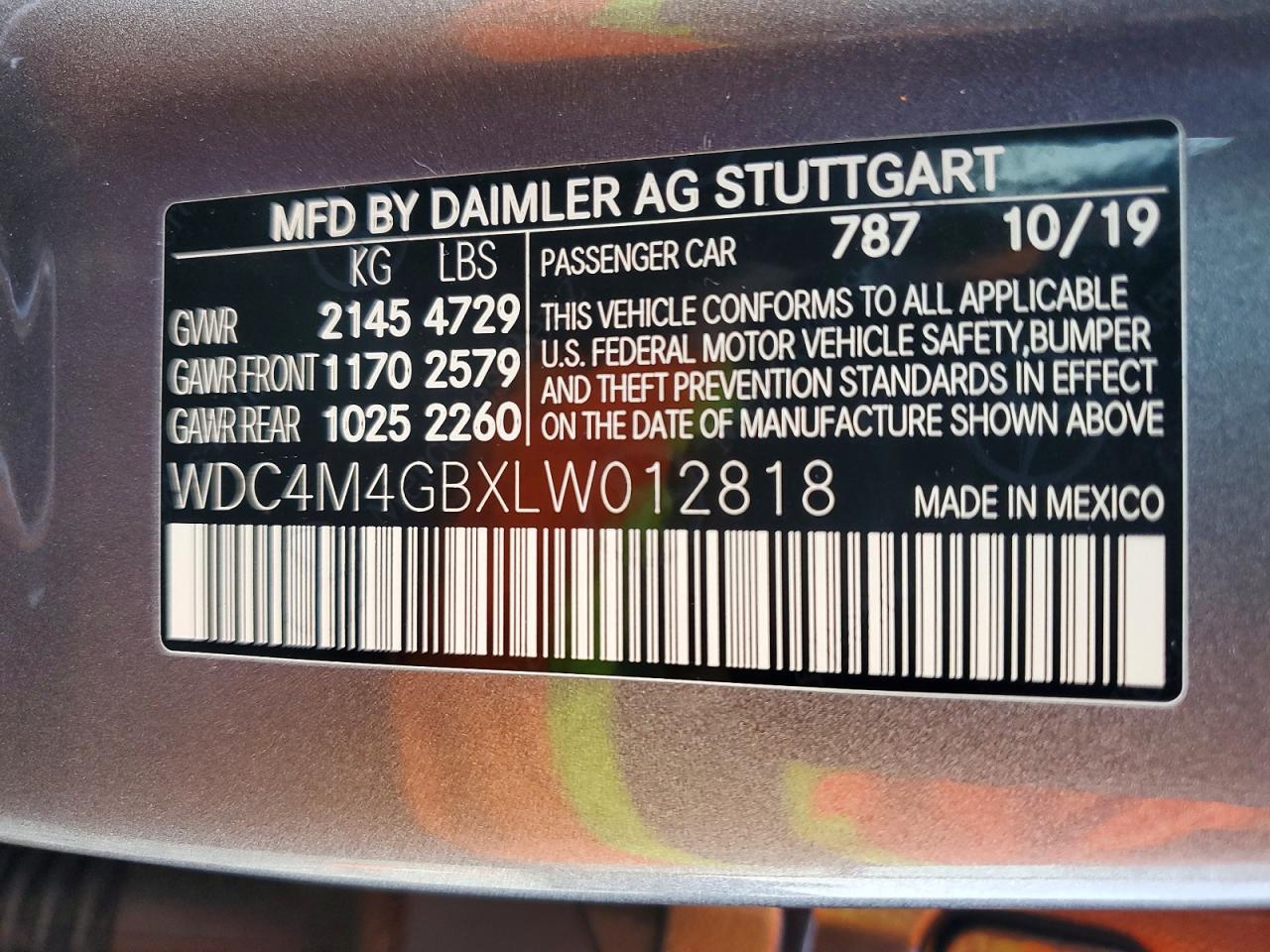 2020 MERCEDES-BENZ GLB 250 photo 13