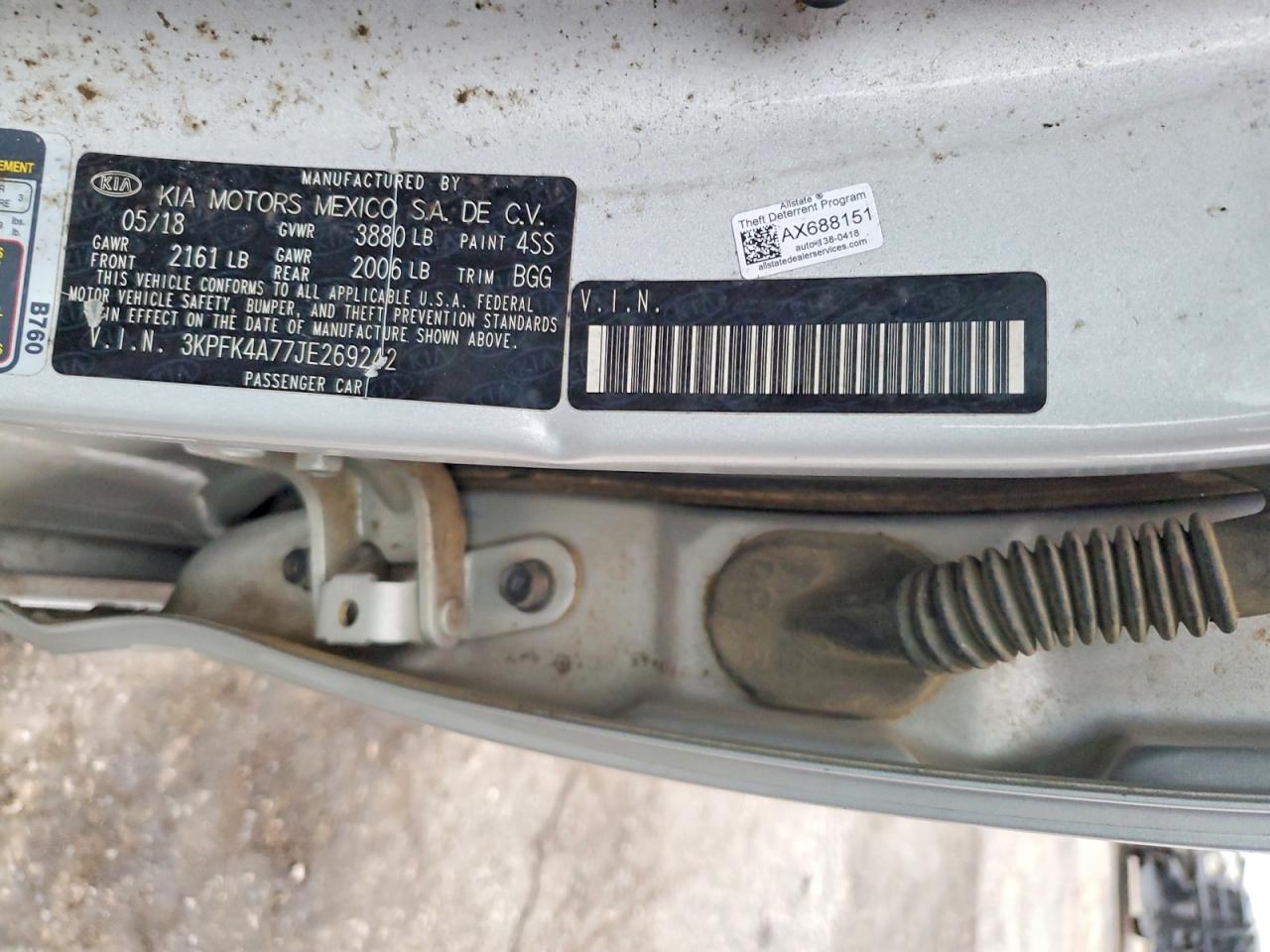 2018 KIA FORTE LX photo 12