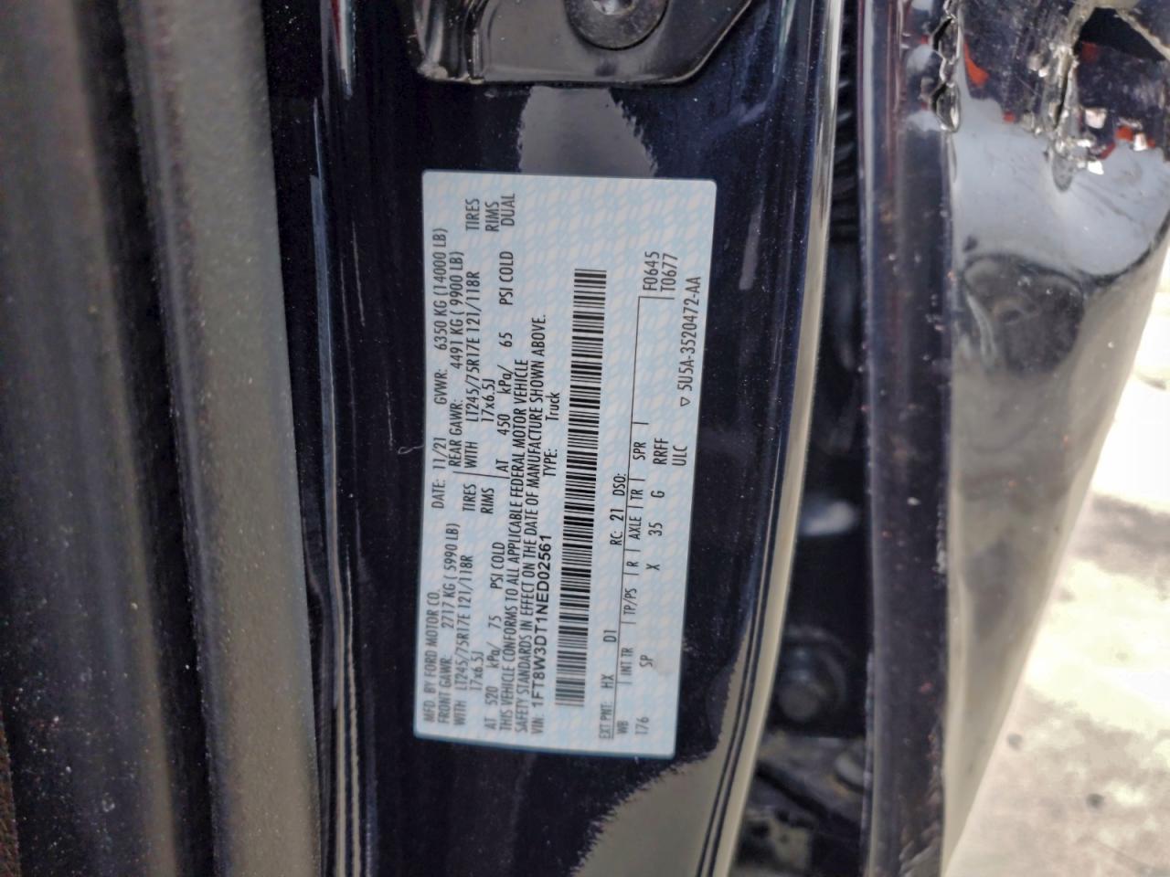 2022 FORD F350 SUPER DUTY photo 13