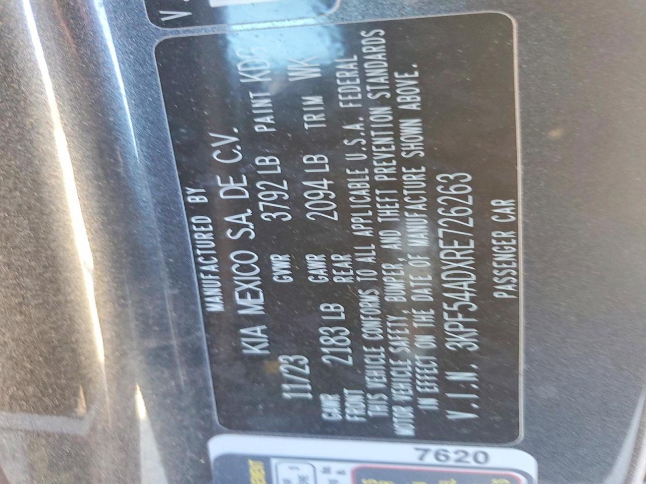 2024 KIA FORTE GT LINE photo 23