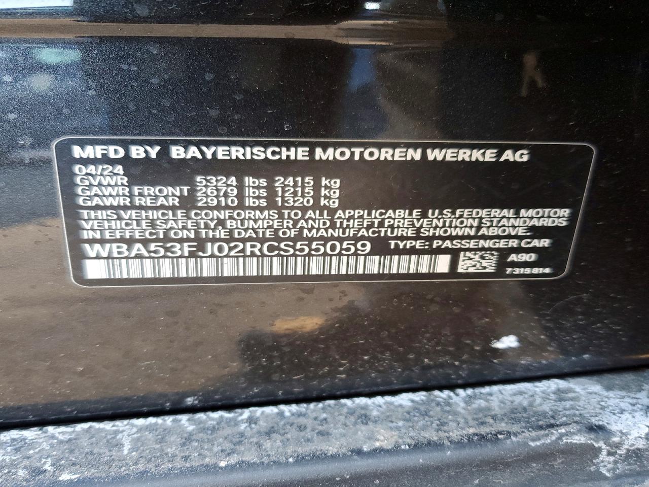2024 BMW 530 XI photo 37