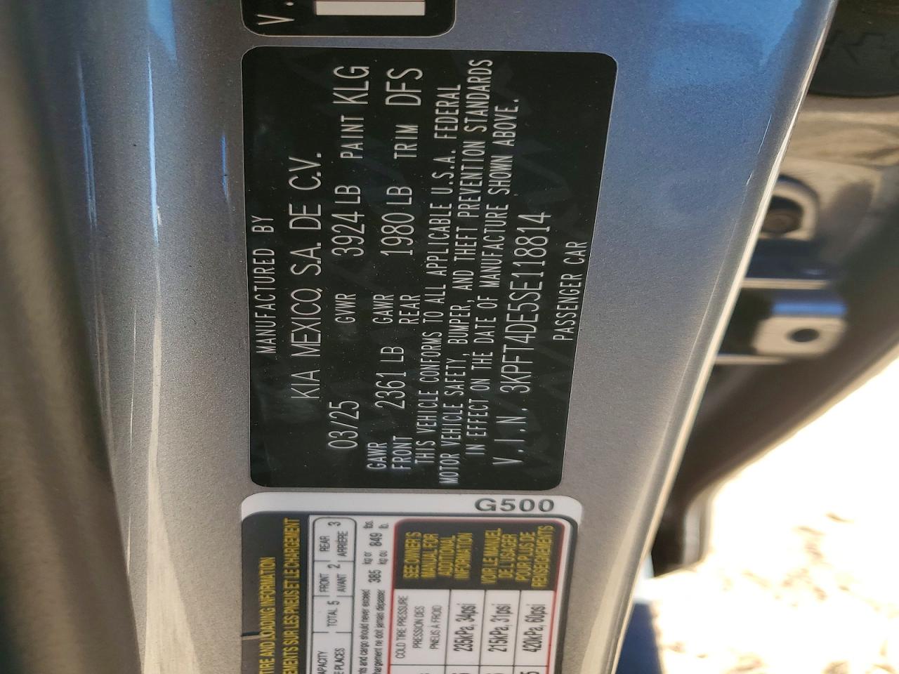 2025 KIA K4 LX photo 12