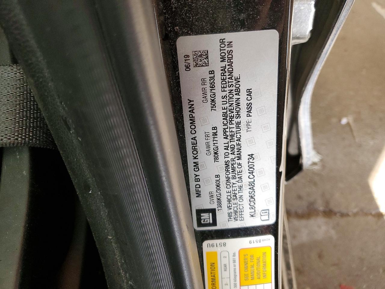 2020 CHEVROLET SPARK 1LT photo 23