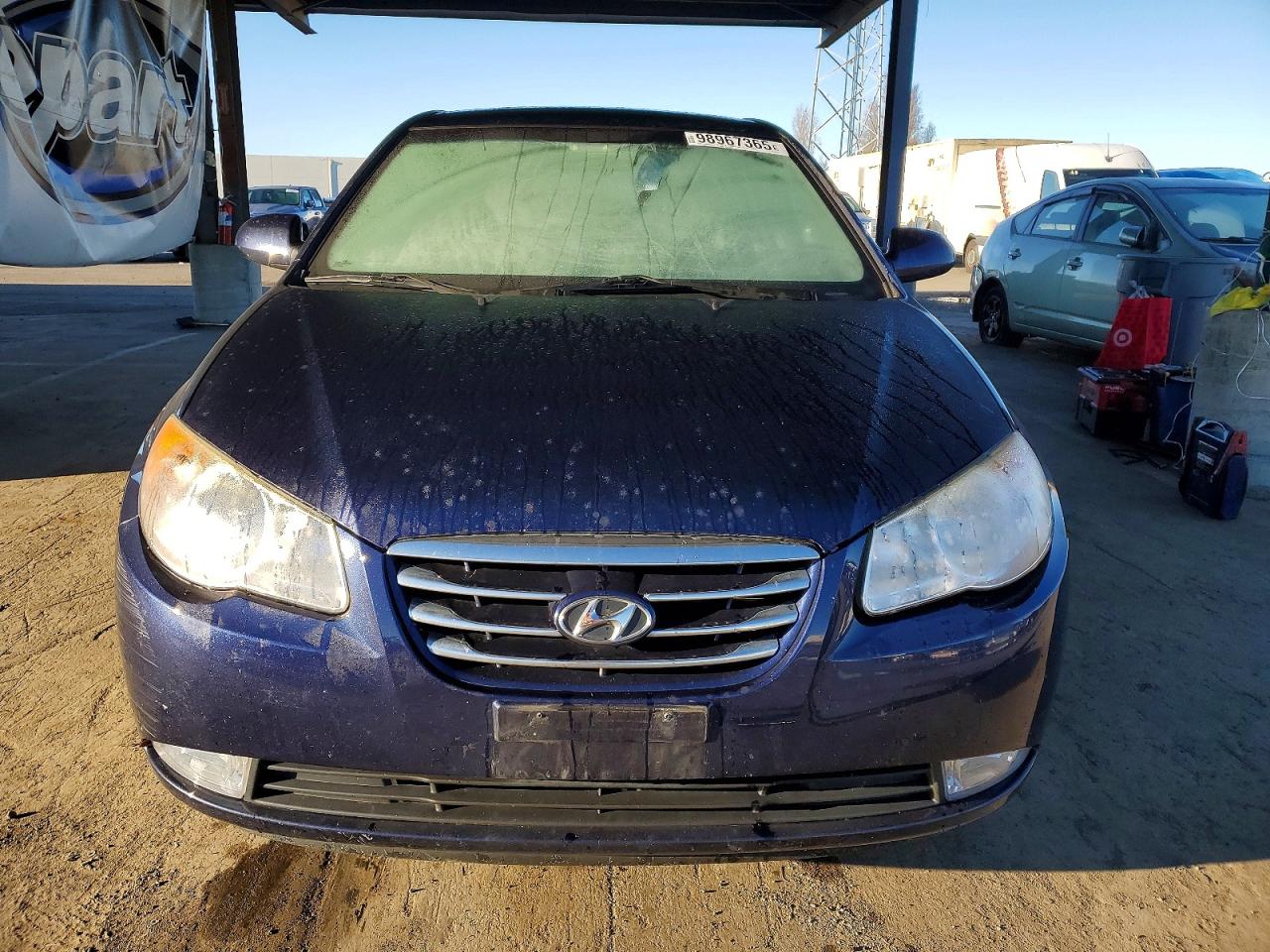 2010 HYUNDAI ELANTRA BLUE photo 5