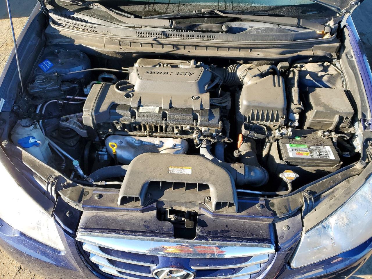 2010 HYUNDAI ELANTRA BLUE photo 11