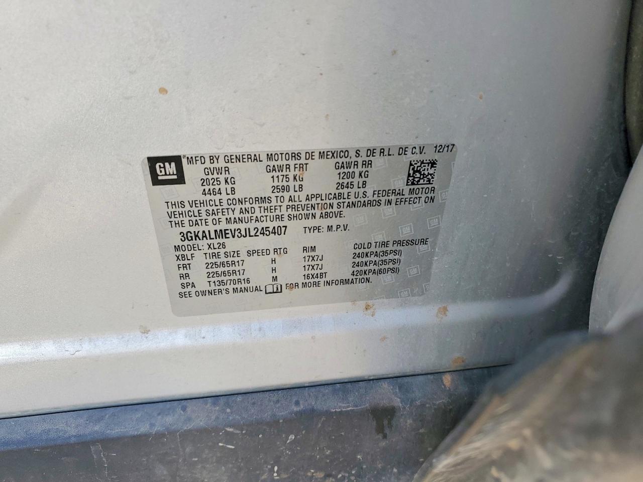 2018 GMC TERRAIN SLE photo 12