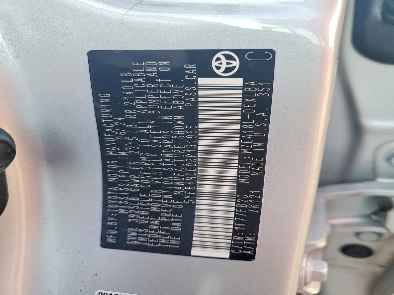 2024 TOYOTA COROLLA LE photo 23