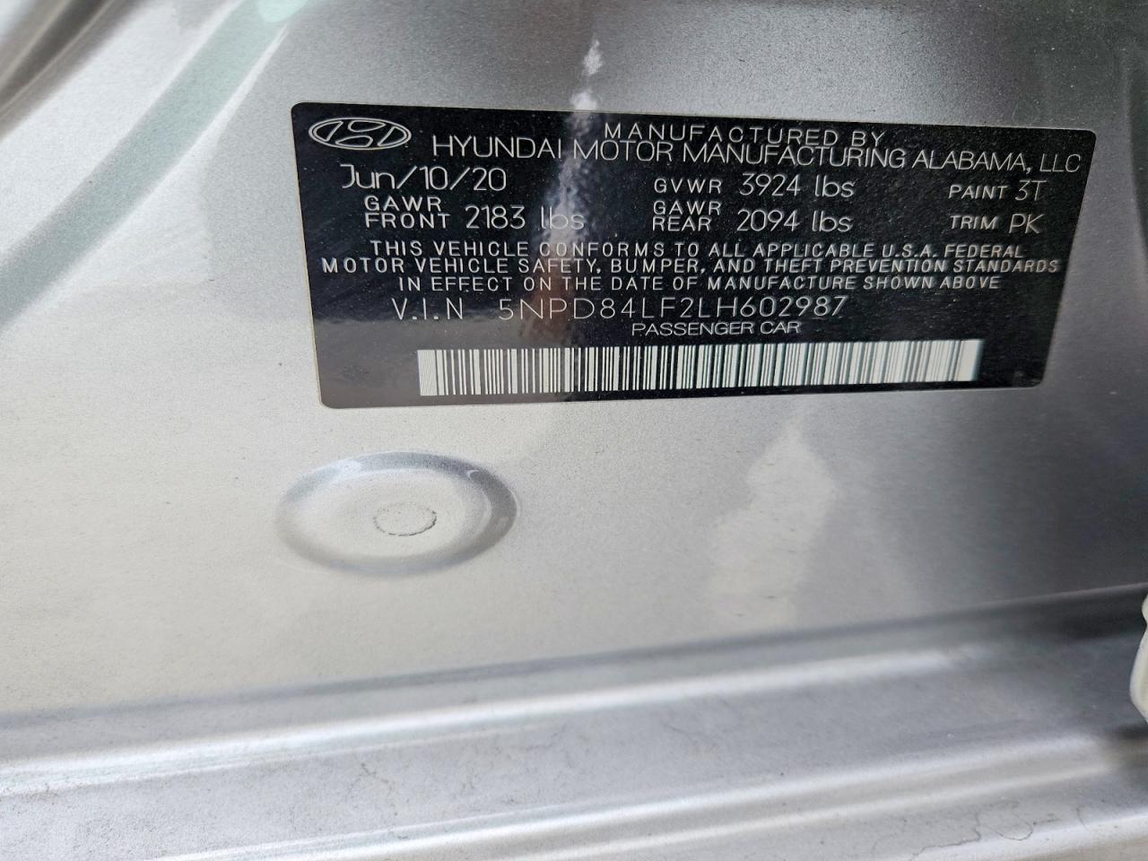 2020 HYUNDAI ELANTRA SEL photo 12