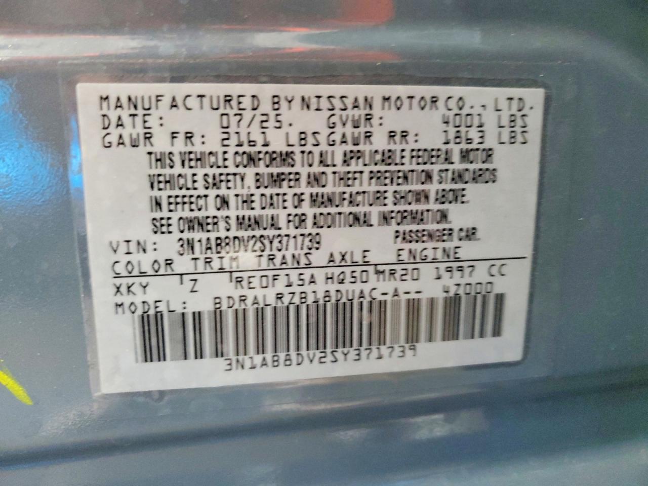 2025 NISSAN SENTRA SR photo 23