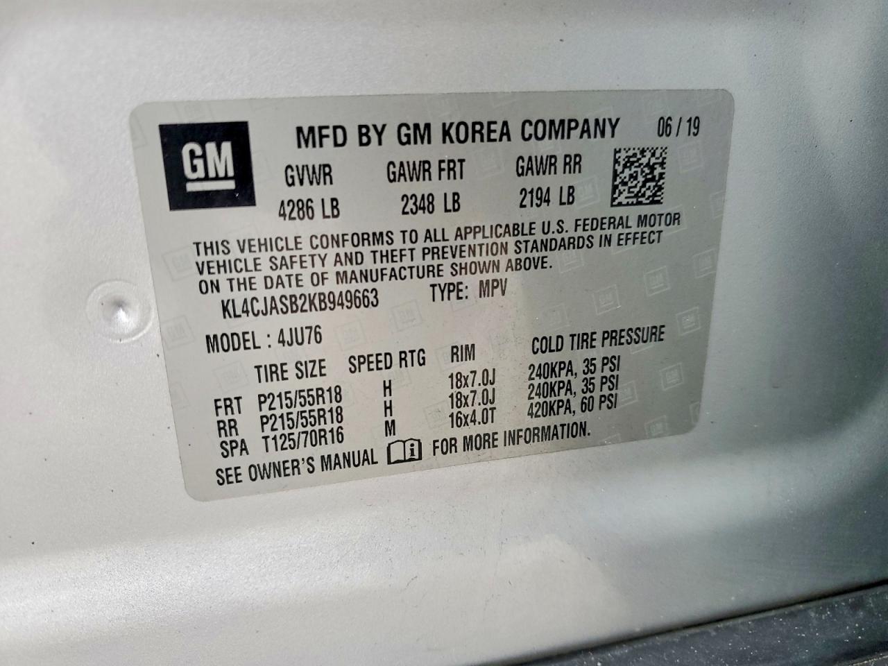 2019 BUICK ENCORE PREFERRED photo 14