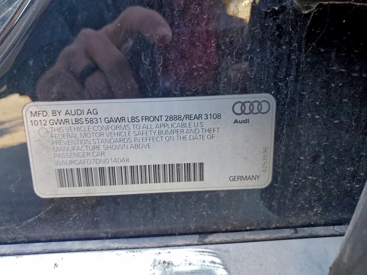 2013 AUDI A8 L QUATTRO photo 12