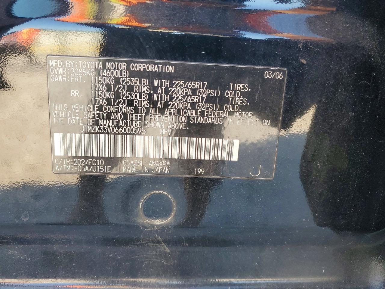 2006 TOYOTA RAV4 photo 13