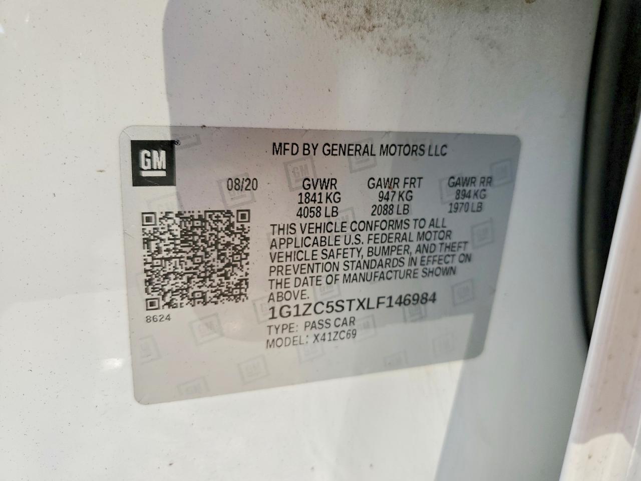 2020 CHEVROLET MALIBU LS photo 25