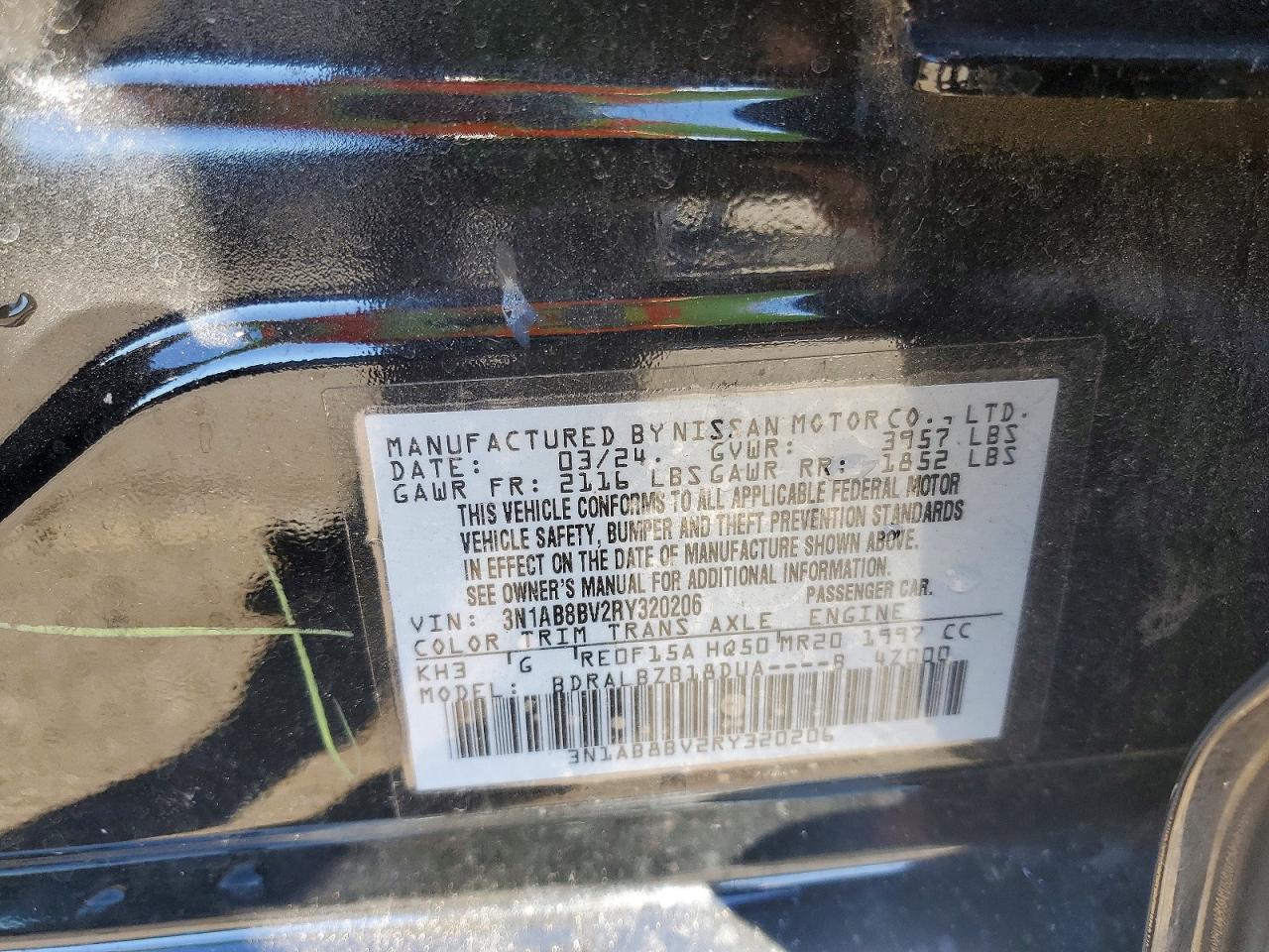 2024 NISSAN SENTRA S photo 23