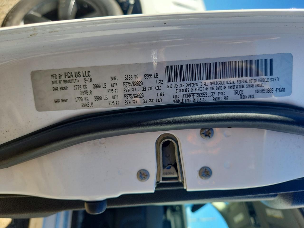 2019 RAM 1500 CLASSIC TRADESMAN photo 13