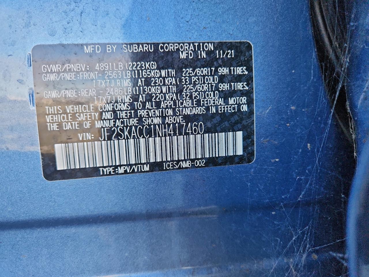 2022 SUBARU FORESTER photo 37