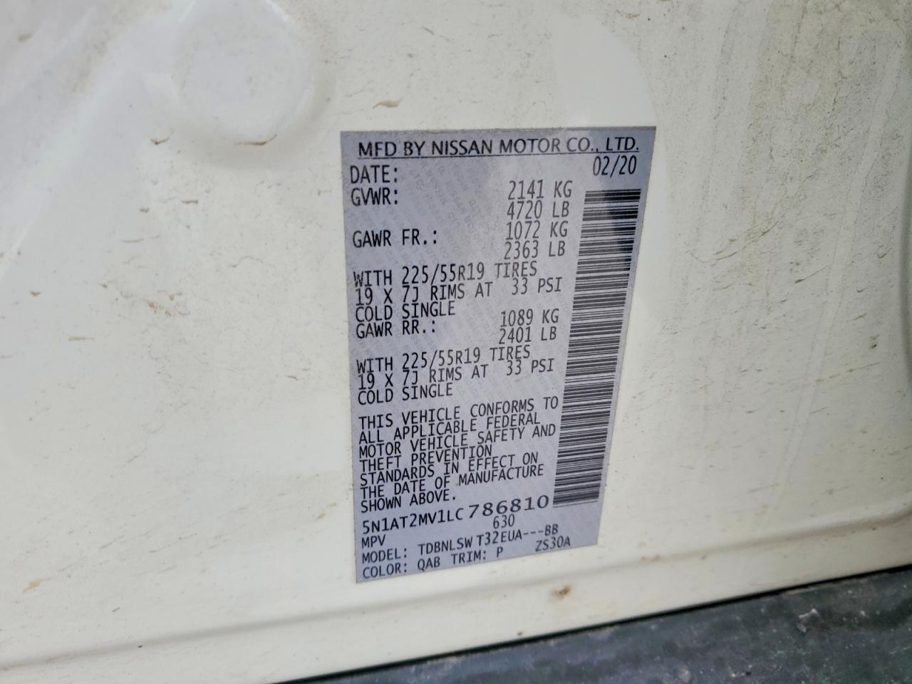 2020 NISSAN ROGUE photo 13