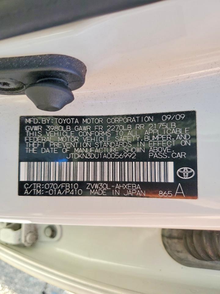 2010 TOYOTA PRIUS photo 12