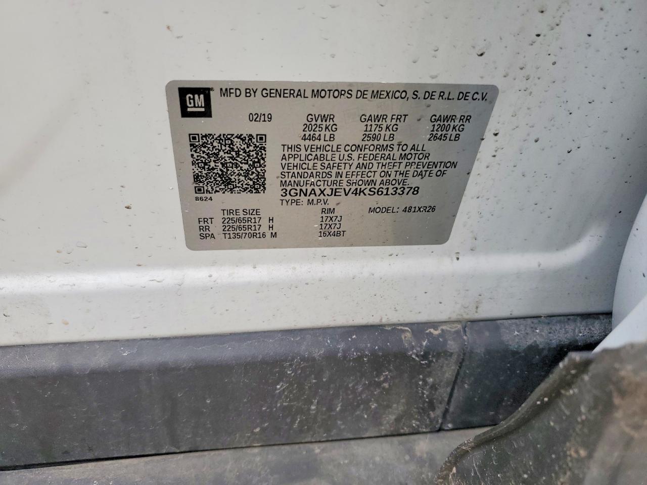 2019 CHEVROLET EQUINOX LT photo 27