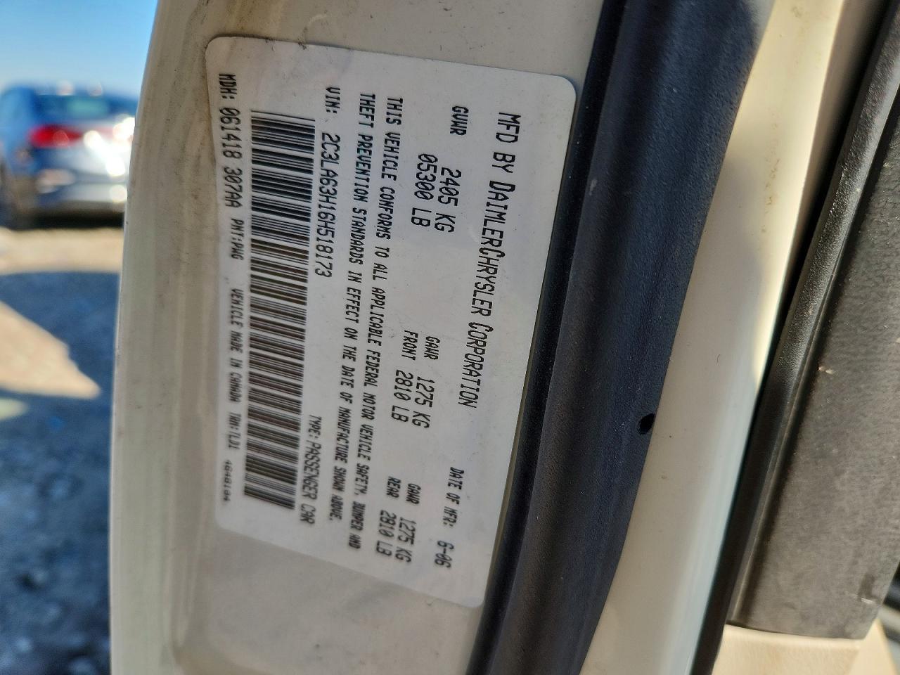 2006 CHRYSLER 300C photo 23