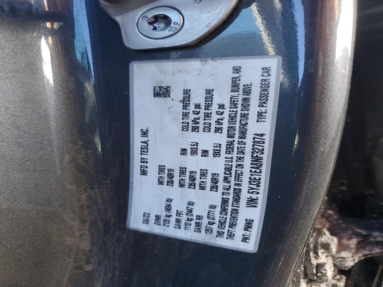 2022 TESLA MODEL 3 photo 23