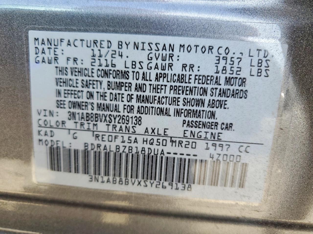 2025 NISSAN SENTRA S photo 23