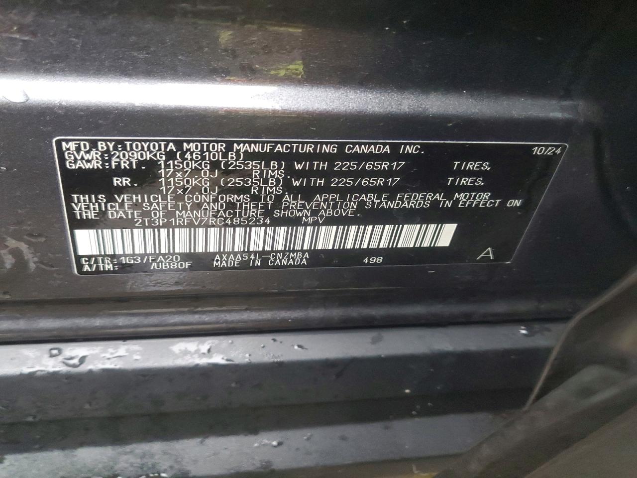 2024 TOYOTA RAV4 XLE photo 13