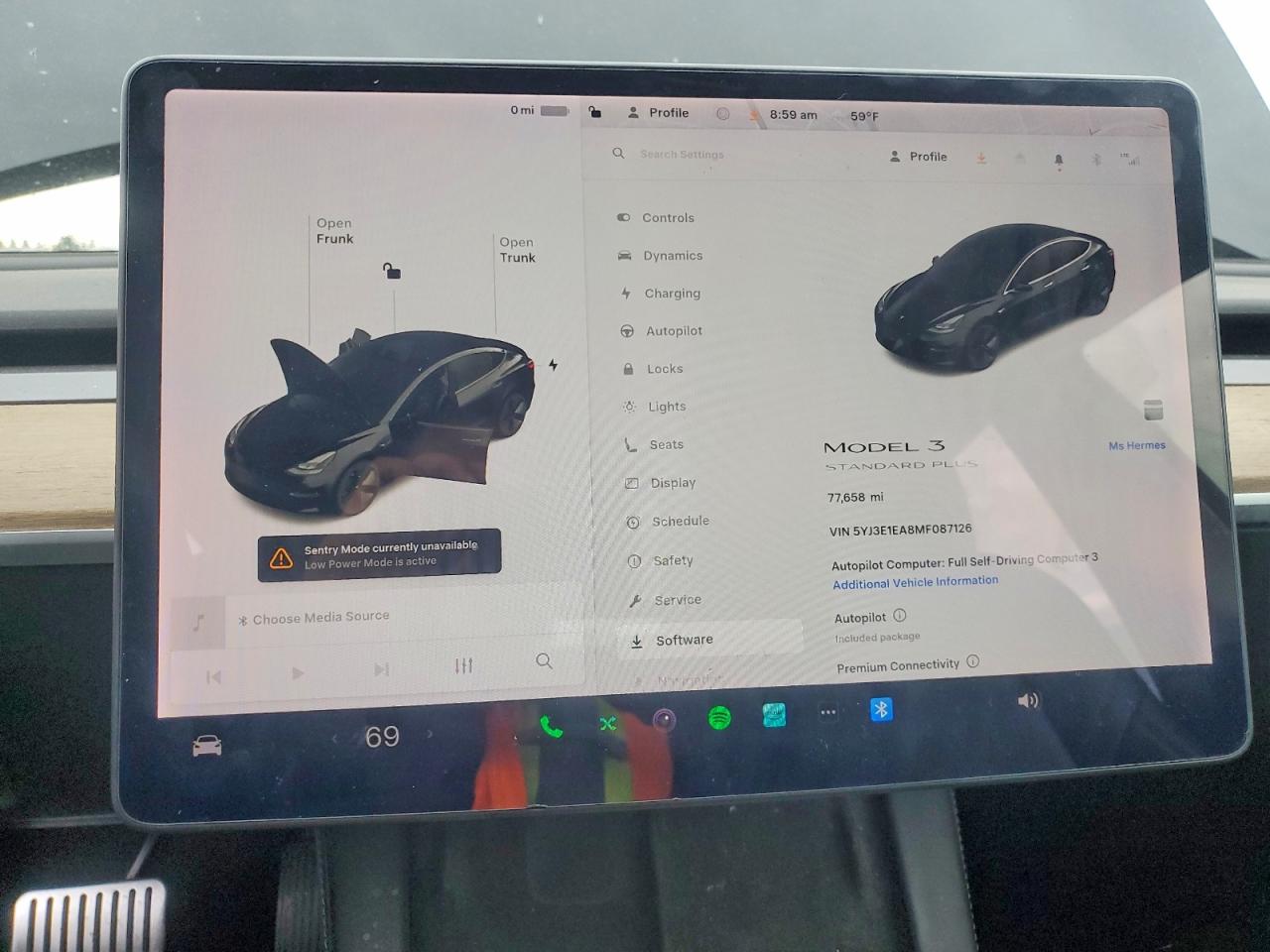 2021 TESLA MODEL 3 photo 9