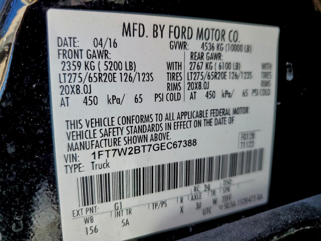2016 FORD F250 SUPER DUTY photo 13