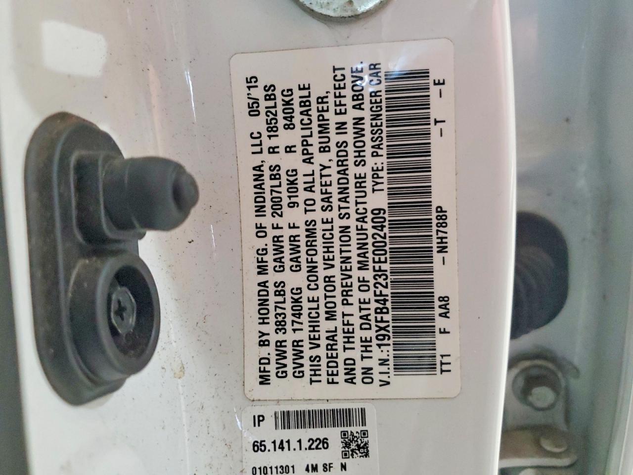2015 HONDA CIVIC HYBRID photo 12