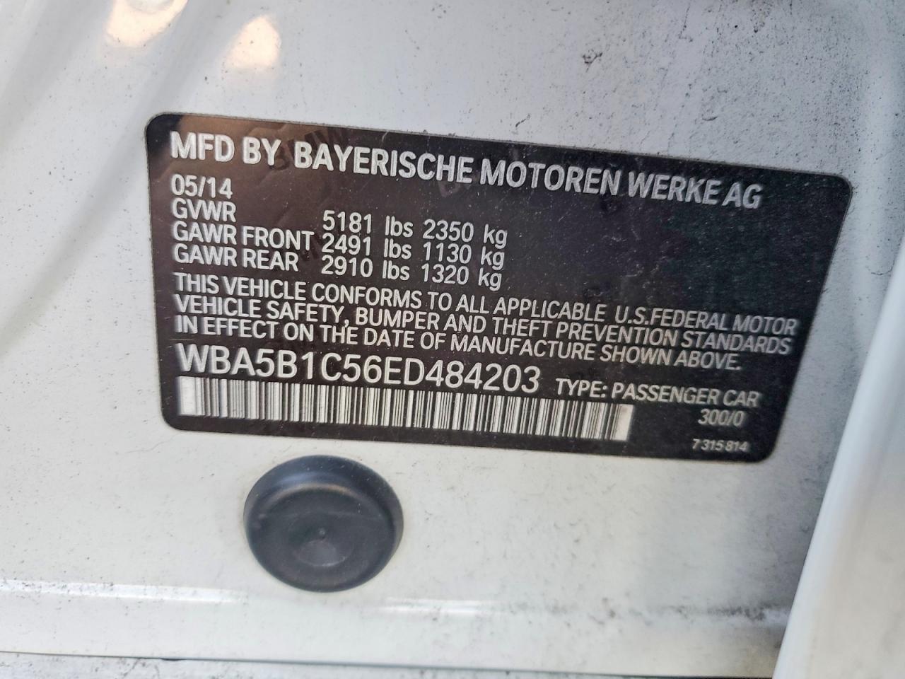 2014 BMW 535 I photo 12