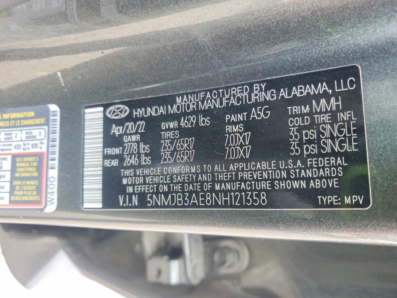 2022 HYUNDAI TUCSON SEL photo 40