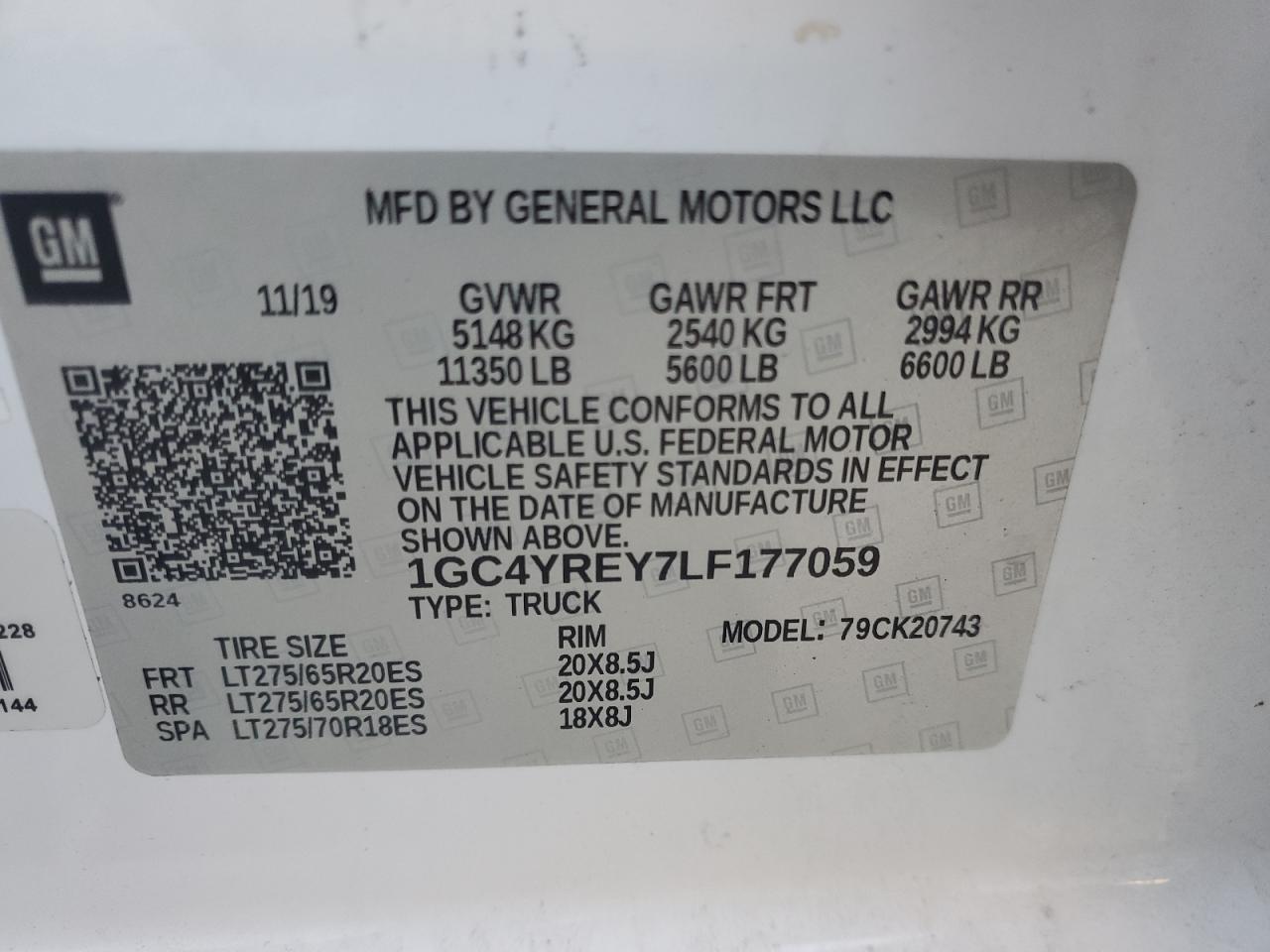 2020 CHEVROLET SILVERADO K2500 HIGH COUNTRY photo 12