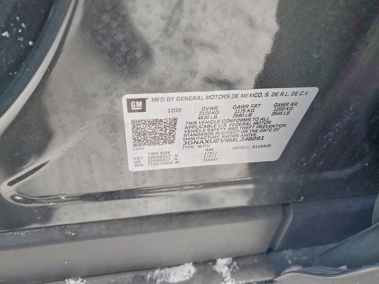 2021 CHEVROLET EQUINOX LT photo 13