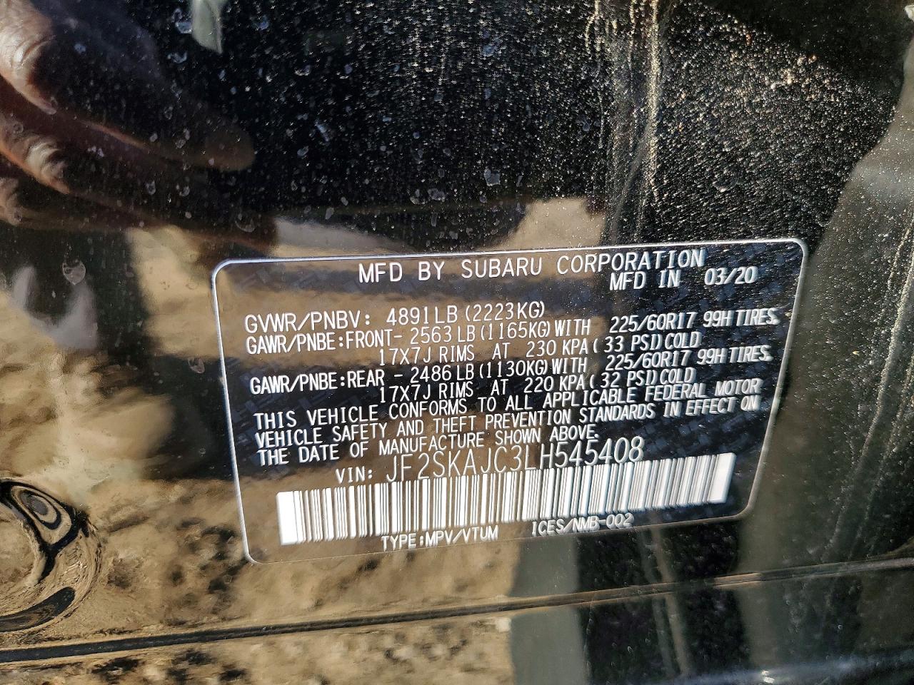 2020 SUBARU FORESTER PREMIUM photo 13