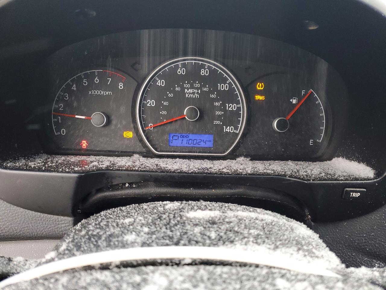 2010 HYUNDAI ELANTRA BLUE photo 9