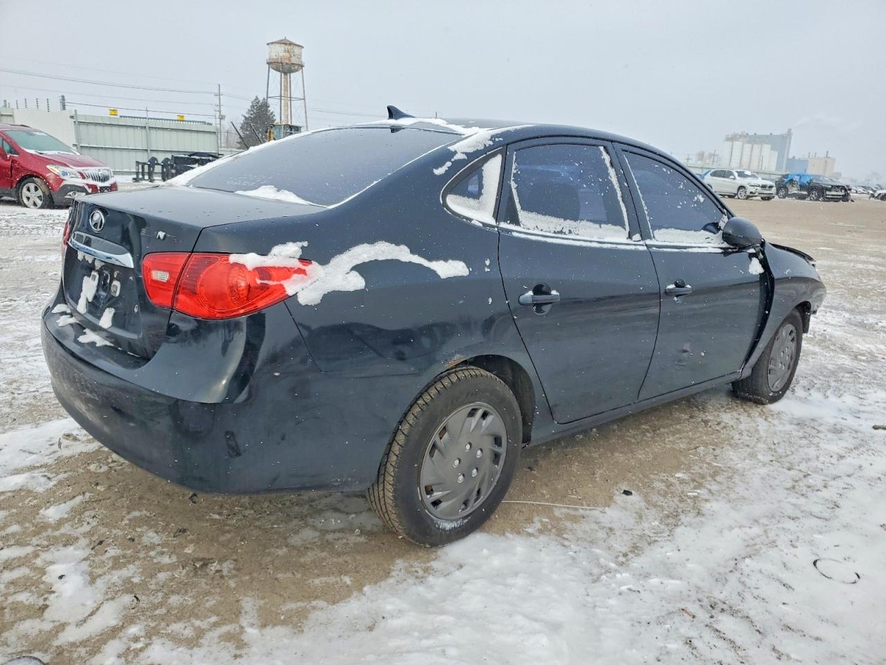 2010 HYUNDAI ELANTRA BLUE photo 3