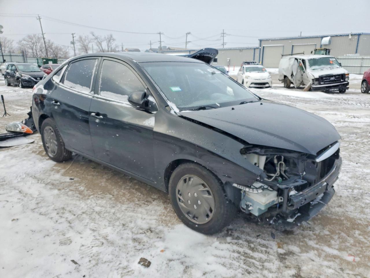 2010 HYUNDAI ELANTRA BLUE photo 4