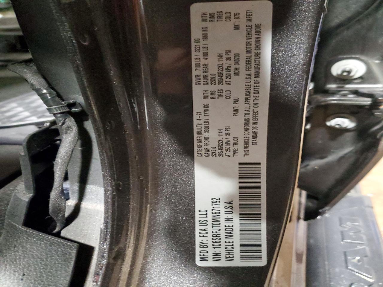 2021 RAM 1500 LARAMIE photo 13
