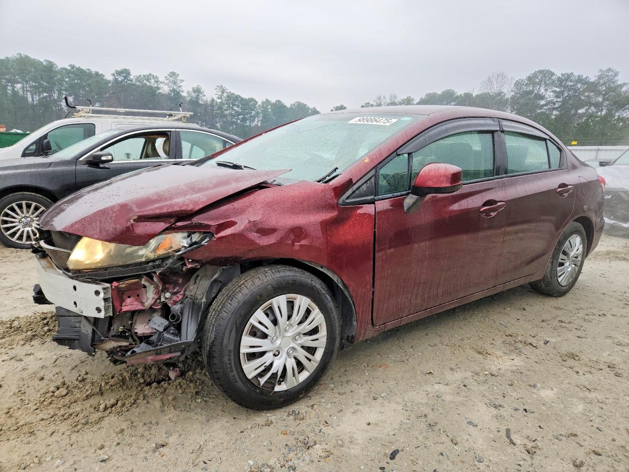 2013 HONDA CIVIC LX photo 2