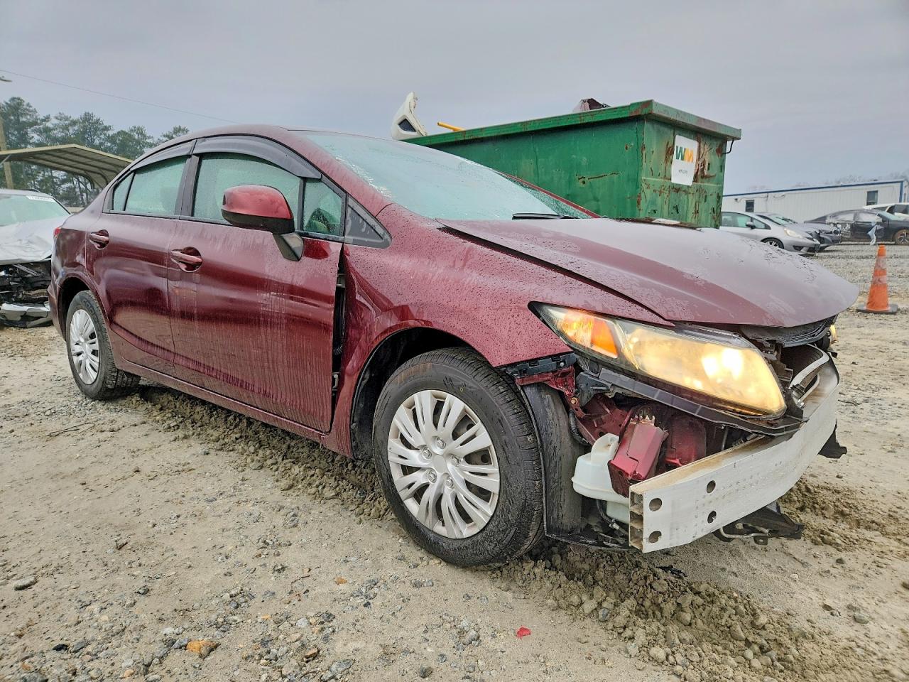 2013 HONDA CIVIC LX photo 7