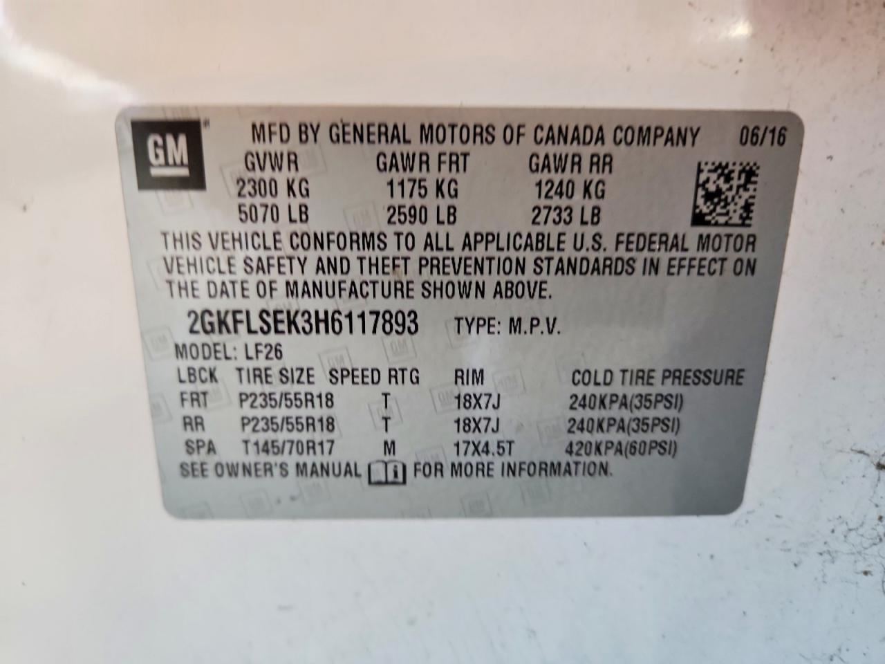 2017 GMC TERRAIN SLE photo 23