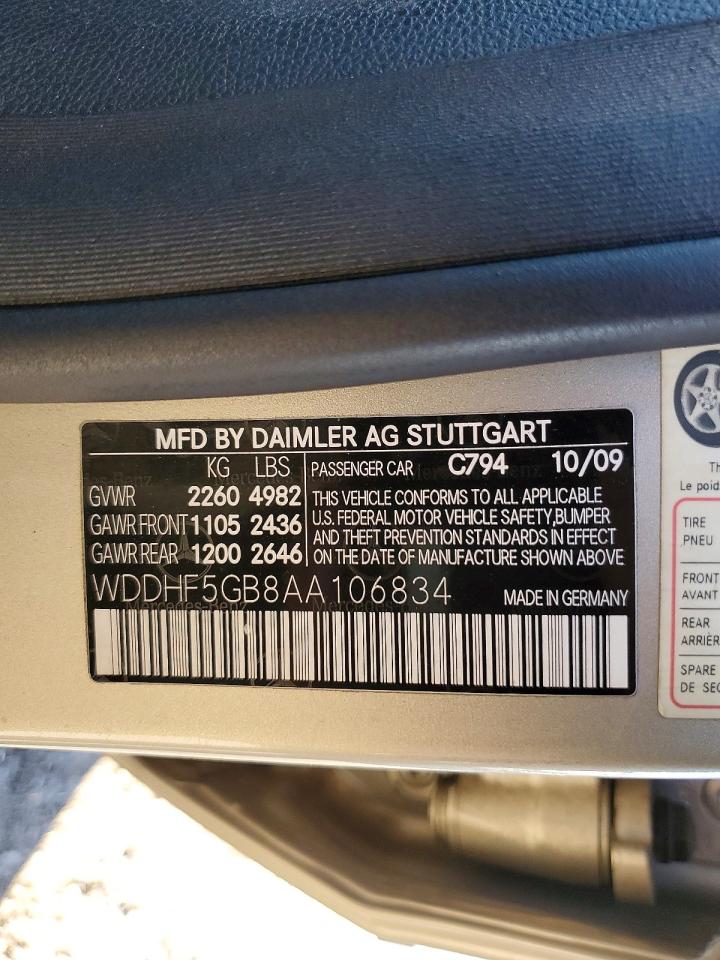 2010 MERCEDES-BENZ E 350 photo 23