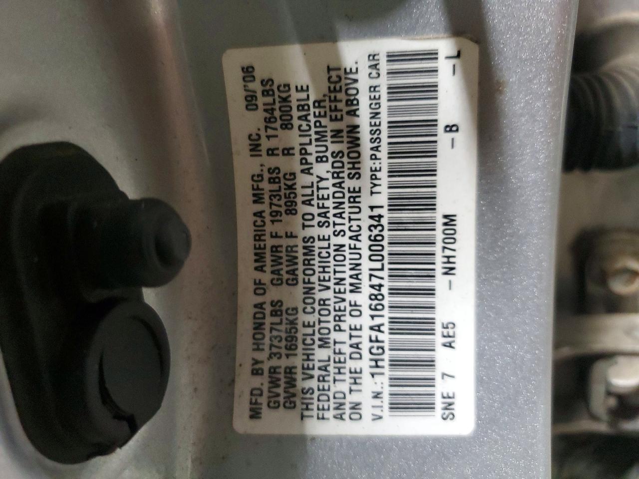 2007 HONDA CIVIC EX photo 12