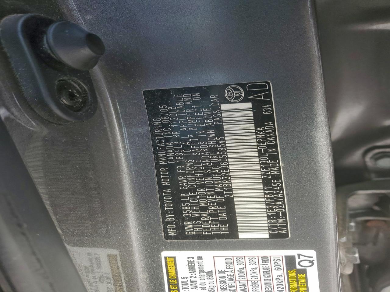 2006 TOYOTA COROLLA CE photo 13