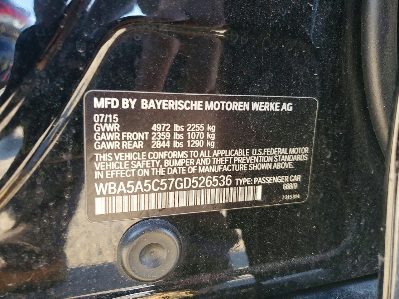 2016 BMW 528 I photo 34